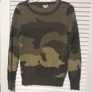 Camo sweater